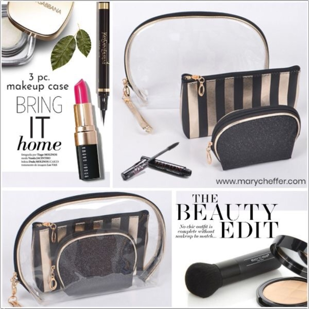 Only 1 Left!!! BEAUTY WRISTLET GLAMOUR BAG SET
